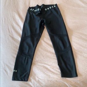 Under Armour Black Legging Cropped 7/8